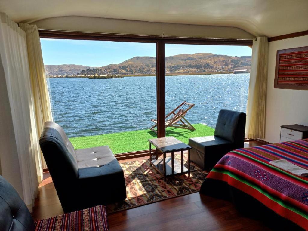 Hotel Uros Aruma-Uro On Uros Floating Islands Puno Exteriér fotografie