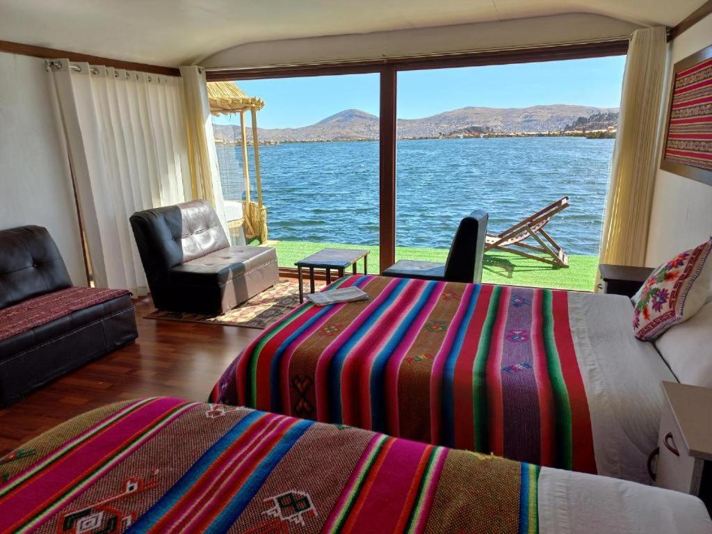 Hotel Uros Aruma-Uro On Uros Floating Islands Puno Exteriér fotografie